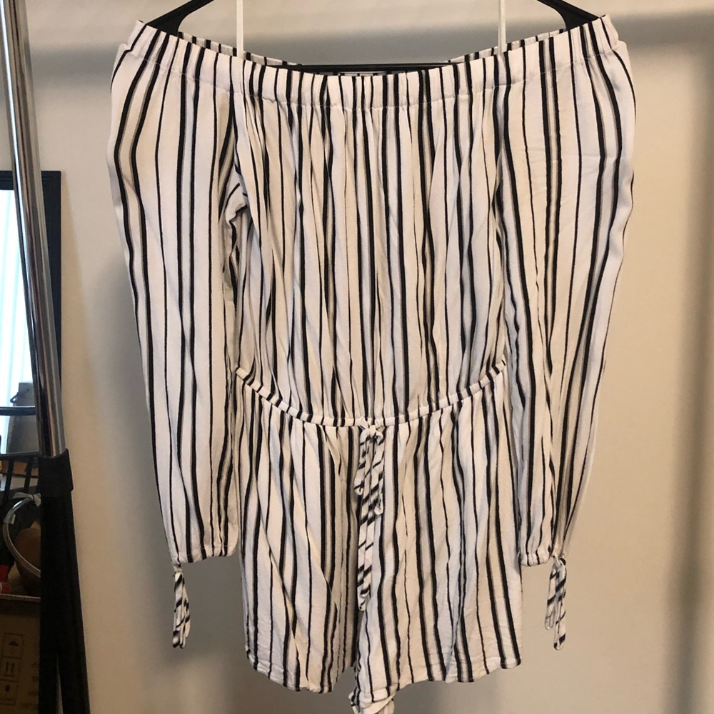 Kendall & Kylie Striped Romper